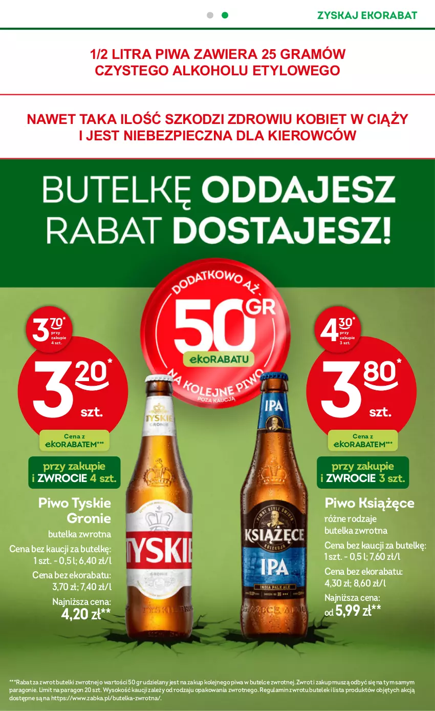 Gazetka promocyjna Żabka - ważna 04.06 do 17.06.2025 - strona 27 - produkty: Gra, Książęce, Mus, Olej, Piec, Piwa, Piwo, Sok, Tyskie