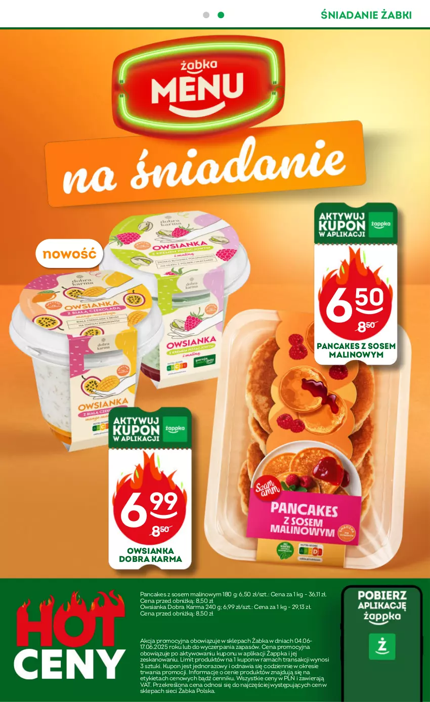 Gazetka promocyjna Żabka - ważna 04.06 do 17.06.2025 - strona 3 - produkty: Owsianka, Rama, Sos, Tran