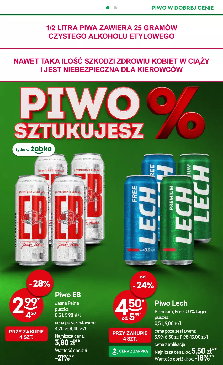 Gazetka promocyjna Żabka - ważna 04.06 do 17.06.2025 - strona 30 - produkty: Gra, Lech Premium, Piec, Piwa, Piwo