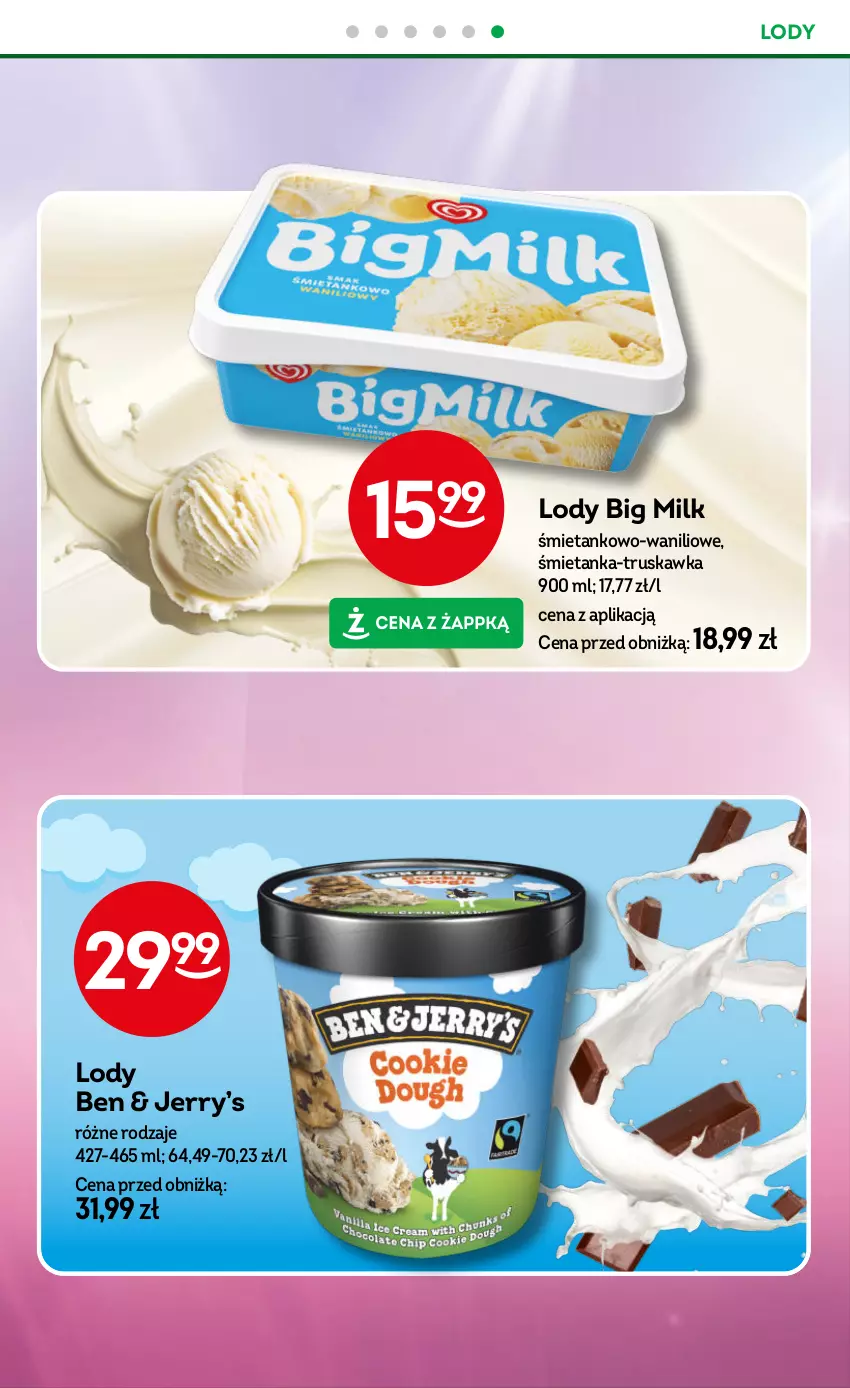 Gazetka promocyjna Żabka - ważna 04.06 do 17.06.2025 - strona 39 - produkty: Big Milk, Lody