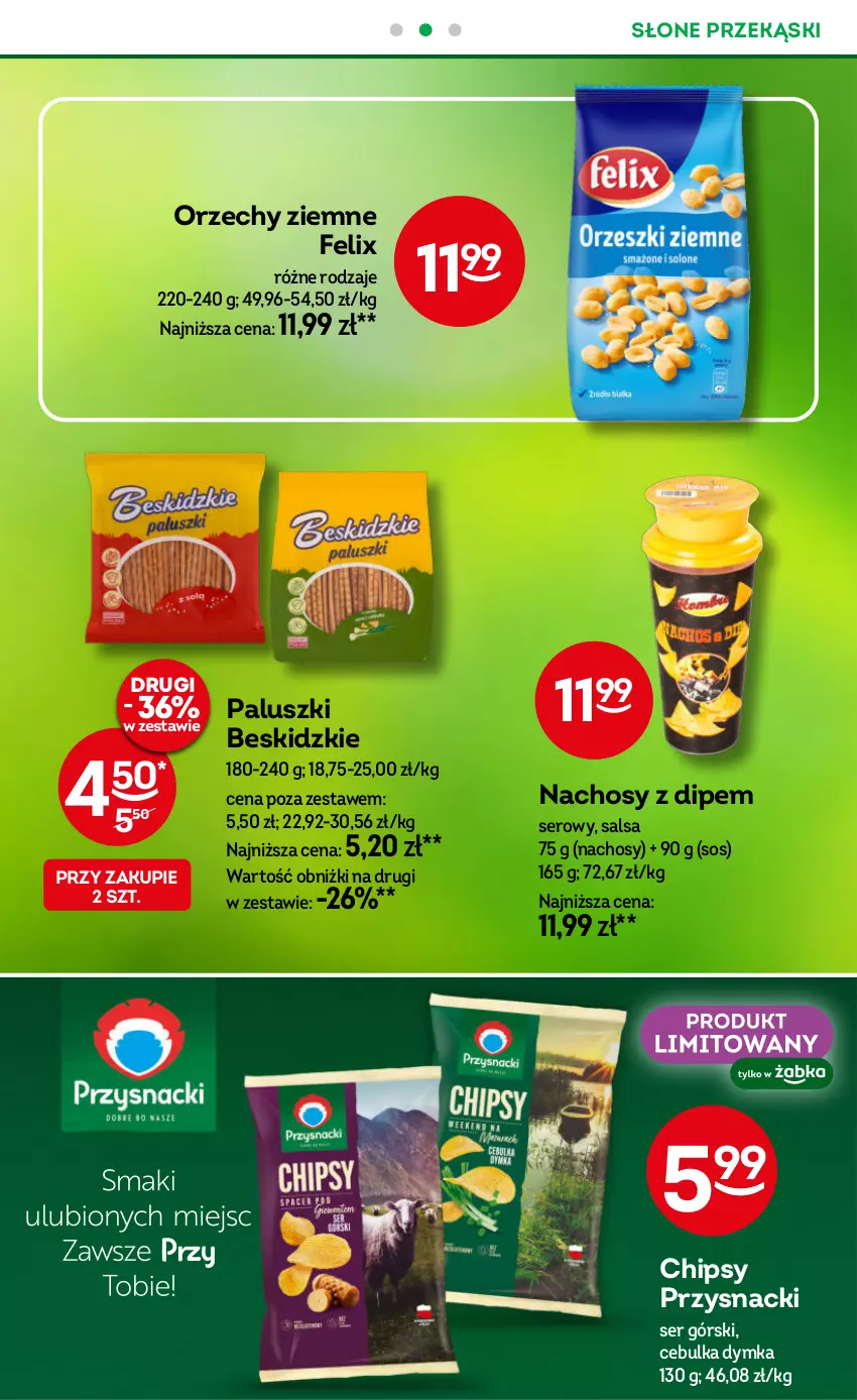 Gazetka promocyjna Żabka - ważna 04.06 do 17.06.2025 - strona 49 - produkty: Beskidzki, Chipsy, Felix, Przysnacki, Salsa, Ser, Sos