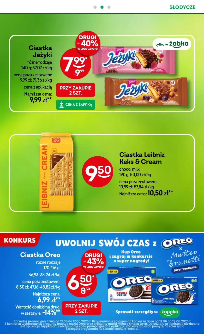 Gazetka promocyjna Żabka - ważna 04.06 do 17.06.2025 - strona 52 - produkty: Ciastka, Jeżyki, Oreo