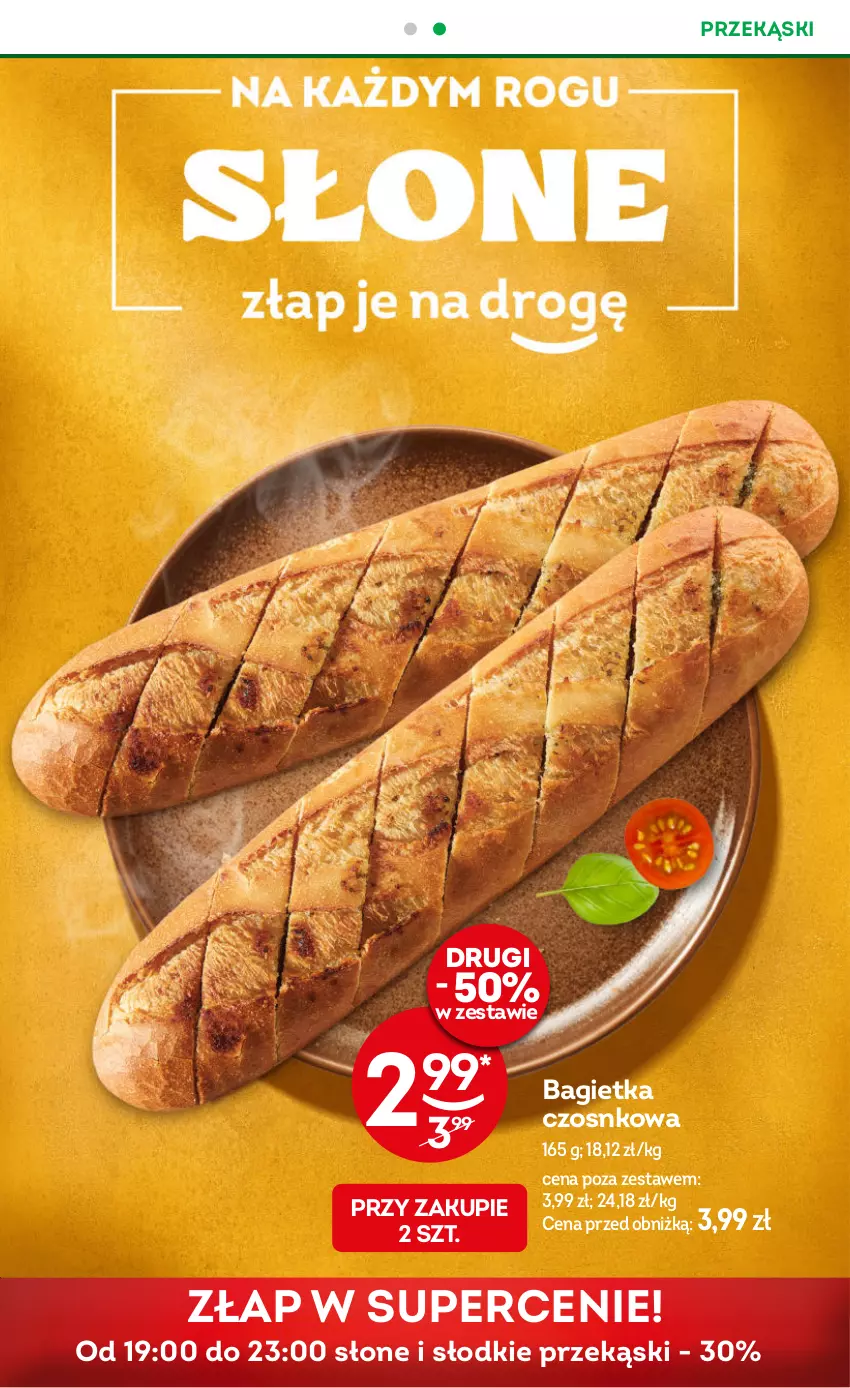 Gazetka promocyjna Żabka - ważna 04.06 do 17.06.2025 - strona 57 - produkty: Bagietka, Bagietka czosnkowa