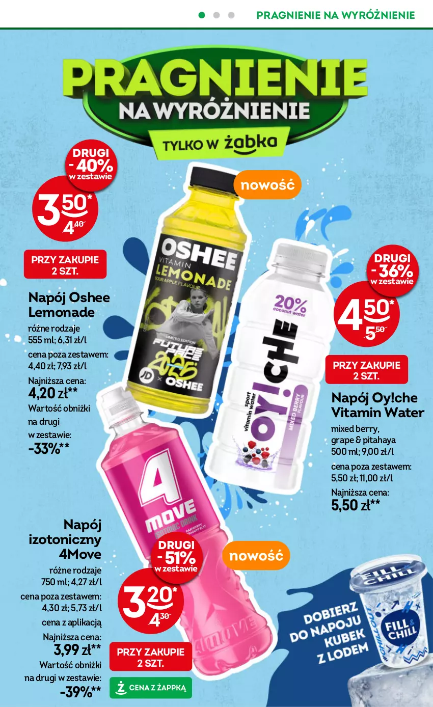 Gazetka promocyjna Żabka - ważna 04.06 do 17.06.2025 - strona 6 - produkty: Gra, Napój, Napój izotoniczny, Oshee, Pitahaya