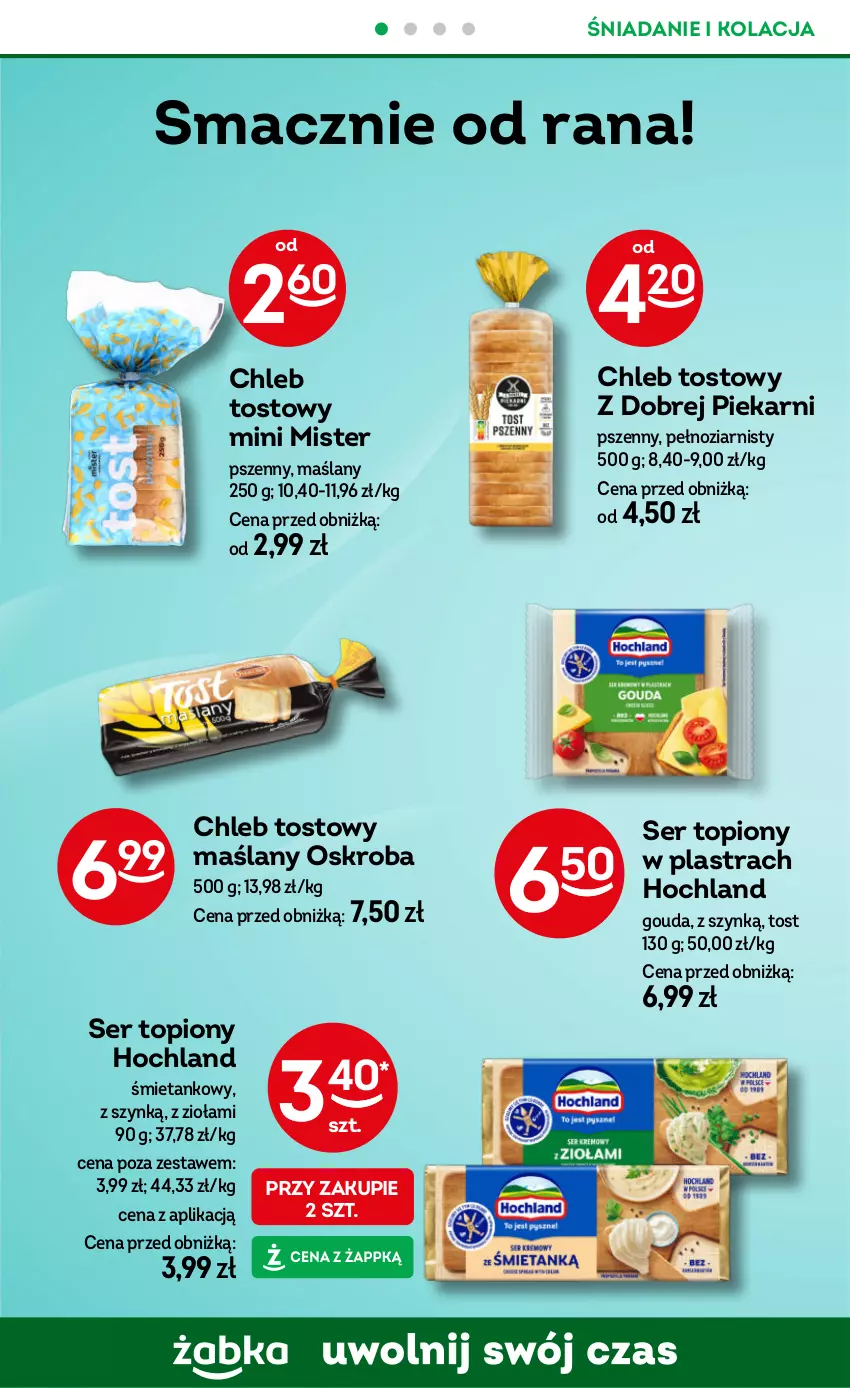 Gazetka promocyjna Żabka - ważna 04.06 do 17.06.2025 - strona 70 - produkty: Chleb, Chleb tostowy, Gouda, Hochland, Ser, Ser topiony, Top