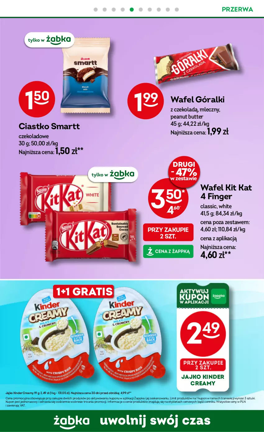 Gazetka promocyjna Żabka - ważna 04.06 do 17.06.2025 - strona 80 - produkty: Góralki, Gra, Kinder, Kit Kat, Rama, Tran