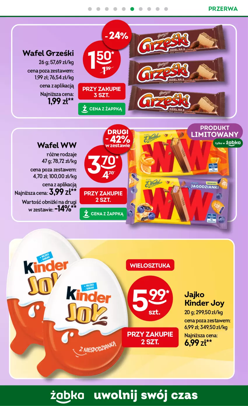 Gazetka promocyjna Żabka - ważna 04.06 do 17.06.2025 - strona 81 - produkty: Grześki, Kinder