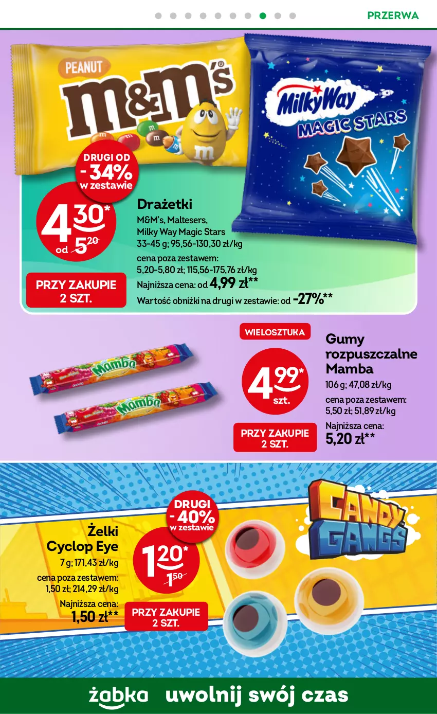 Gazetka promocyjna Żabka - ważna 04.06 do 17.06.2025 - strona 83 - produkty: Mamba, Milky Way, Ser