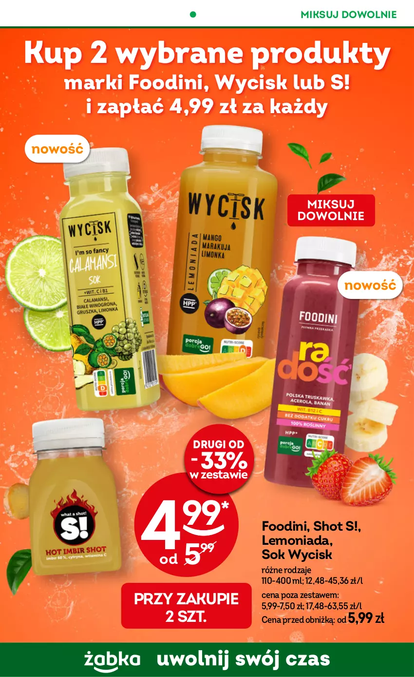 Gazetka promocyjna Żabka - ważna 04.06 do 17.06.2025 - strona 87 - produkty: Lemoniada, Sok