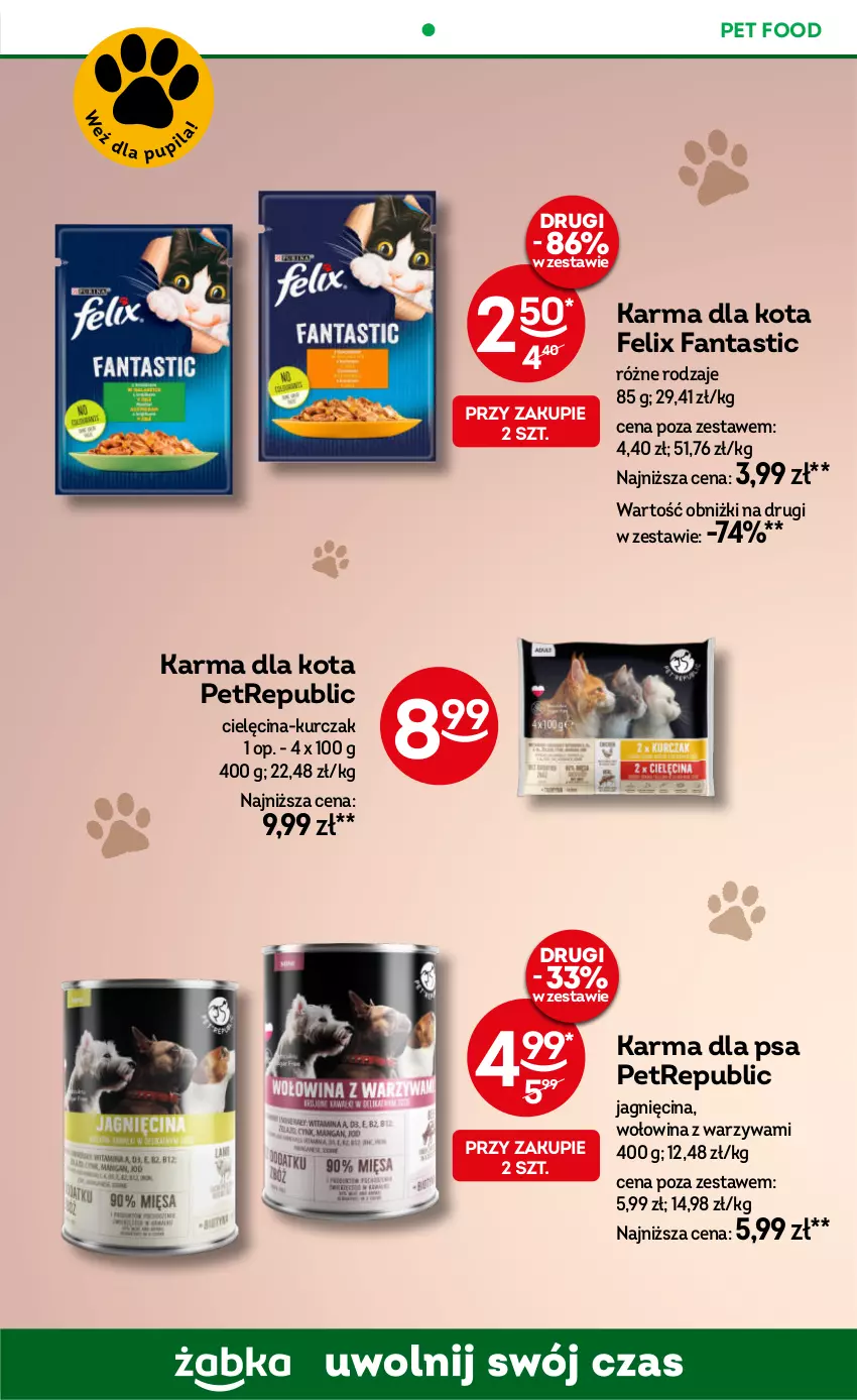 Gazetka promocyjna Żabka - ważna 04.06 do 17.06.2025 - strona 95 - produkty: Fa, Fanta, Felix, Kurczak, Warzywa, Wołowina