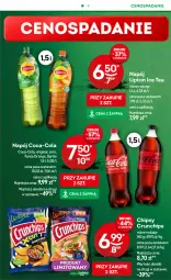 Gazetka promocyjna Żabka - Gazetka - ważna od 17.06 do 17.06.2025 - strona 32 - produkty: Gin, Ice tea, Chipsy, Coca-Cola, Lipton, Crunchips, Fanta, Cenos, Sprite, Napój, Fa