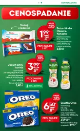 Gazetka promocyjna Żabka - Gazetka - ważna od 17.06 do 17.06.2025 - strona 33 - produkty: Ciastka, Borówka, Jogurt, Activia, Baton, Cenos, Mleczna kanapka, Oreo, Jogurt pitny, Kinder