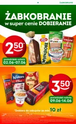 Gazetka promocyjna Żabka - Gazetka - ważna od 17.06 do 17.06.2025 - strona 54 - produkty: Serek wiejski, Krakus, Parówki sokoliki, Sok, Ser, Gra, Królewski, Piątnica, Drobimex, Sokołów, Jogurt, Parówki, Mlekovita, Tran, Szynka, Tarczyński, Serek, Bakoma, Chleb tostowy, Kabanos, Chleb, Szynka delikatesowa, Grill, Gala, Mleko