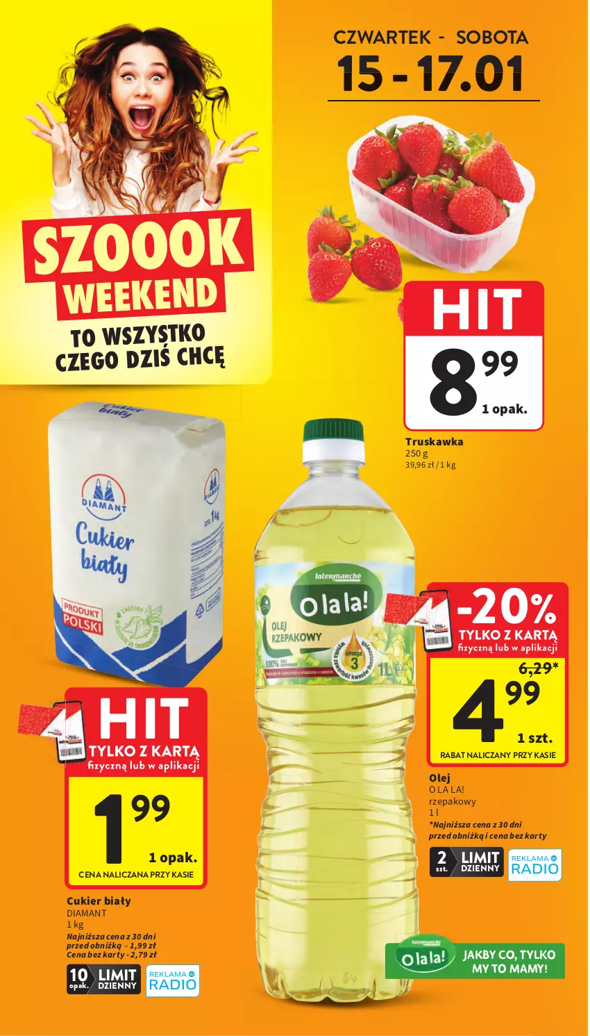 Gazetka promocyjna Intermarche - Gazetka promocyjna - ważna 15.01 do 21.01.2026 - strona 2 - produkty: Cukier, Diamant, Olej