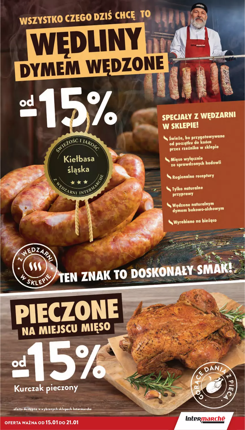 Gazetka promocyjna Intermarche - Gazetka promocyjna - ważna 15.01 do 21.01.2026 - strona 21 - produkty: Kurczak, Piec