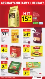 Gazetka promocyjna Intermarche - Gazetka promocyjna - Gazetka - ważna od 21.01 do 21.01.2026 - strona 33 - produkty: Gra, Inka, Kawa zbożowa, Kawa ziarnista, Kawa mielona, Kawa, Lipton, Mocca Fix Gold, Woseba, Herbata, Fa