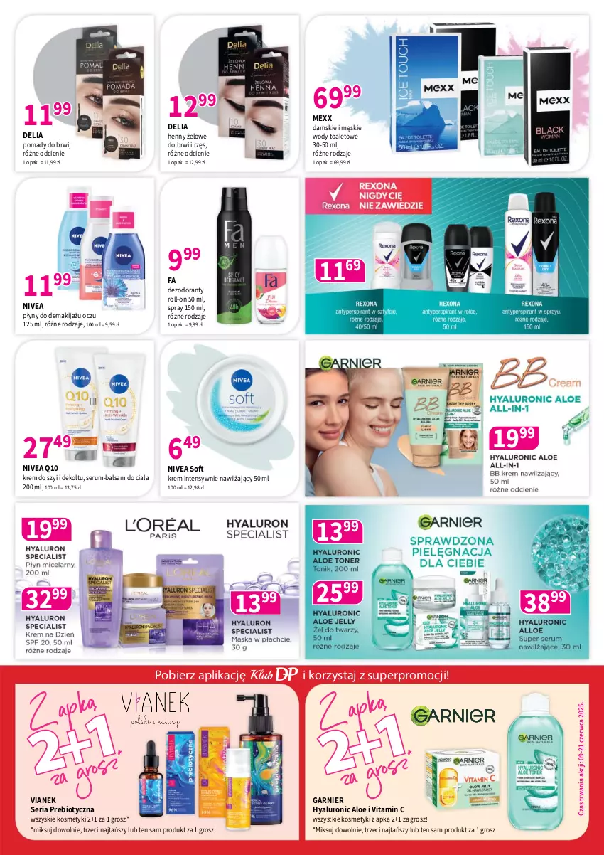Gazetka promocyjna Drogerie Polskie - Gazetka - ważna 06.06 do 30.06.2025 - strona 5 - produkty: Balsam do ciała, Dezodorant, Fa, Garnier, Makijaż, Mexx, Nivea, Nivea Q10, Rum, Ser, Serum