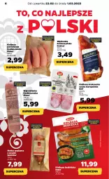 Gazetka promocyjna Netto - Artykuły spożywcze - Gazetka - ważna od 01.03 do 01.03.2023 - strona 6 - produkty: Krakus, Sok, Sokołów, Bell, Kiełbasa krakowska, Duda, Kiełbasa, Bianka