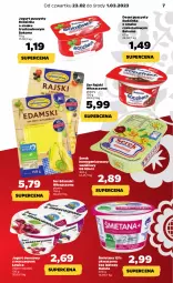 Gazetka promocyjna Netto - Artykuły spożywcze - Gazetka - ważna od 01.03 do 01.03.2023 - strona 7 - produkty: Ser, Inka, Jogurt owocowy, Jogurt, Mascarpone, Serek homogenizowany, Serek, Edam, Bakoma, Deser