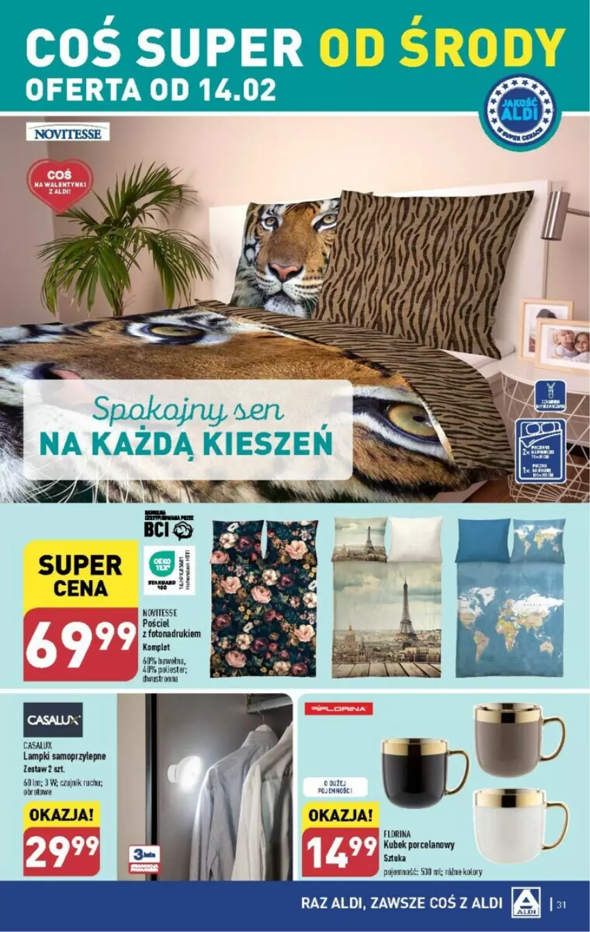 Gazetka promocyjna Aldi - ważna 12.02 do 17.02.2024 - strona 25 - produkty: Kubek, Mop, Por, Pościel, Rust