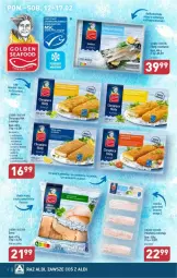 Gazetka promocyjna Aldi - Gazetka - ważna od 17.02 do 17.02.2024 - strona 38 - produkty: Mozzarella, Polędwica, Mus, Filet z mintaja, Golden Seafood, Mintaj, Dorsz, Fa