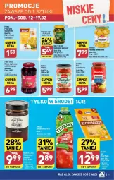 Gazetka promocyjna Aldi - Gazetka - ważna od 17.02 do 17.02.2024 - strona 7 - produkty: Makaron, Prymat, Sok, Ser, Korniszony, Sony, Sok jabłkowy, Syrop, Danio, Fa