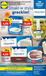Gazetka promocyjna Lidl - GAZETKA - Gazetka - ważna od 31.10 do 31.10.2021 - strona 50 - produkty: Ser, Gry, Oliwki, Chałwa, Mola, Feta, Kakao