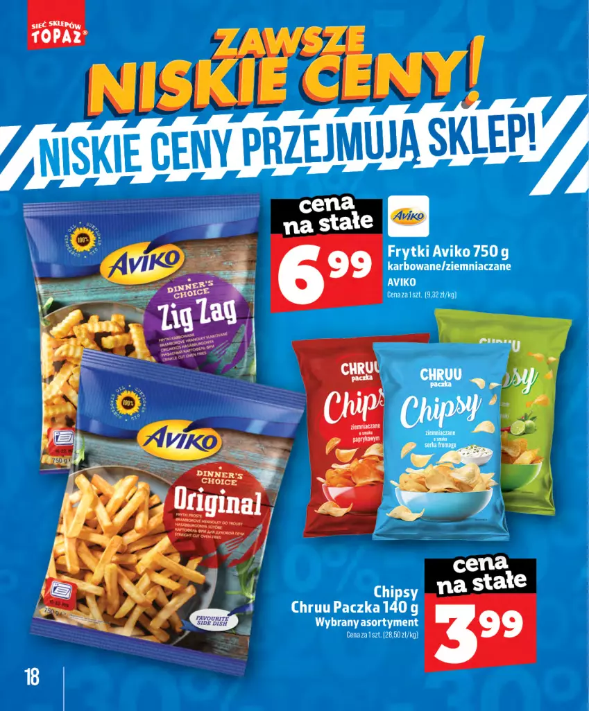 Gazetka promocyjna Topaz - Gazetka - ważna 28.05 do 31.08.2026 - strona 18 - produkty: Frytki
