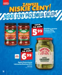 Gazetka promocyjna Topaz - Gazetka - Gazetka - ważna od 31.08 do 31.08.2026 - strona 14 - produkty: Dawtona, Ser, Ogórki konserwowe, Olej, Pomidory