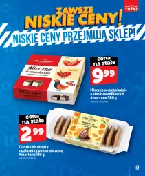 Gazetka promocyjna Topaz - Gazetka - Gazetka - ważna od 31.08 do 31.08.2026 - strona 19 - produkty: Ciastka, Mleczko, Gala, Biszkopty