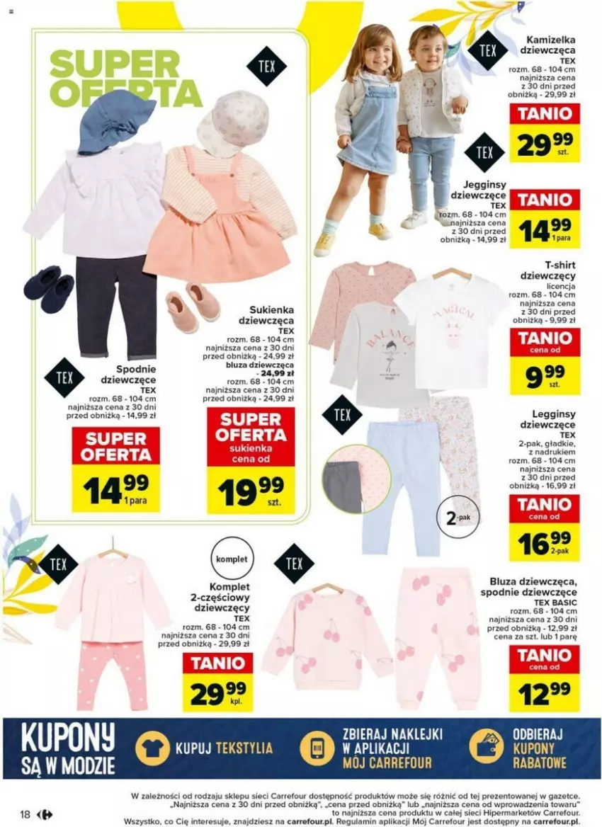 Gazetka promocyjna Carrefour - ważna 02.04 do 13.04.2024 - strona 10 - produkty: Bluza, Gin, Kamizelka, Klej, Spodnie, Sukienka, T-shirt