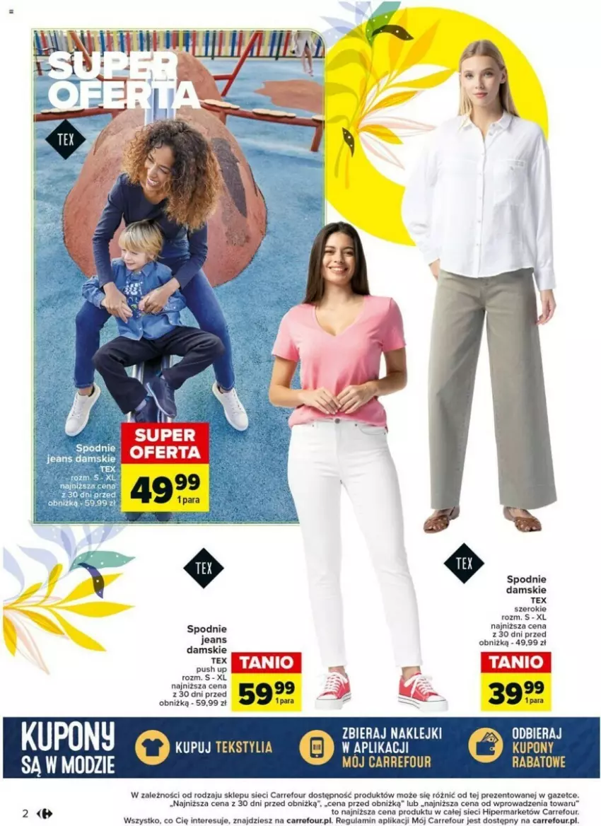 Gazetka promocyjna Carrefour - ważna 02.04 do 13.04.2024 - strona 12 - produkty: Klej, Spodnie