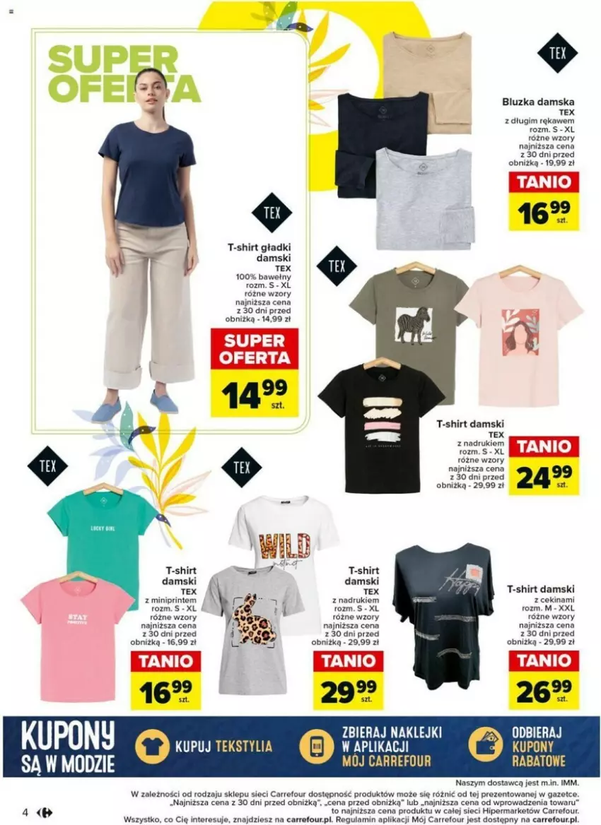 Gazetka promocyjna Carrefour - ważna 02.04 do 13.04.2024 - strona 23 - produkty: Klej, T-shirt