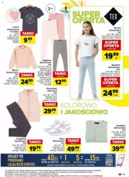 Gazetka promocyjna Carrefour - Gazetka - ważna od 13.04 do 13.04.2024 - strona 11 - produkty: Gin, Gra, Buty, Kardigan, Klej, T-shirt, Kamizelka, Legginsy, Dzieci, Spodnie, Bluza