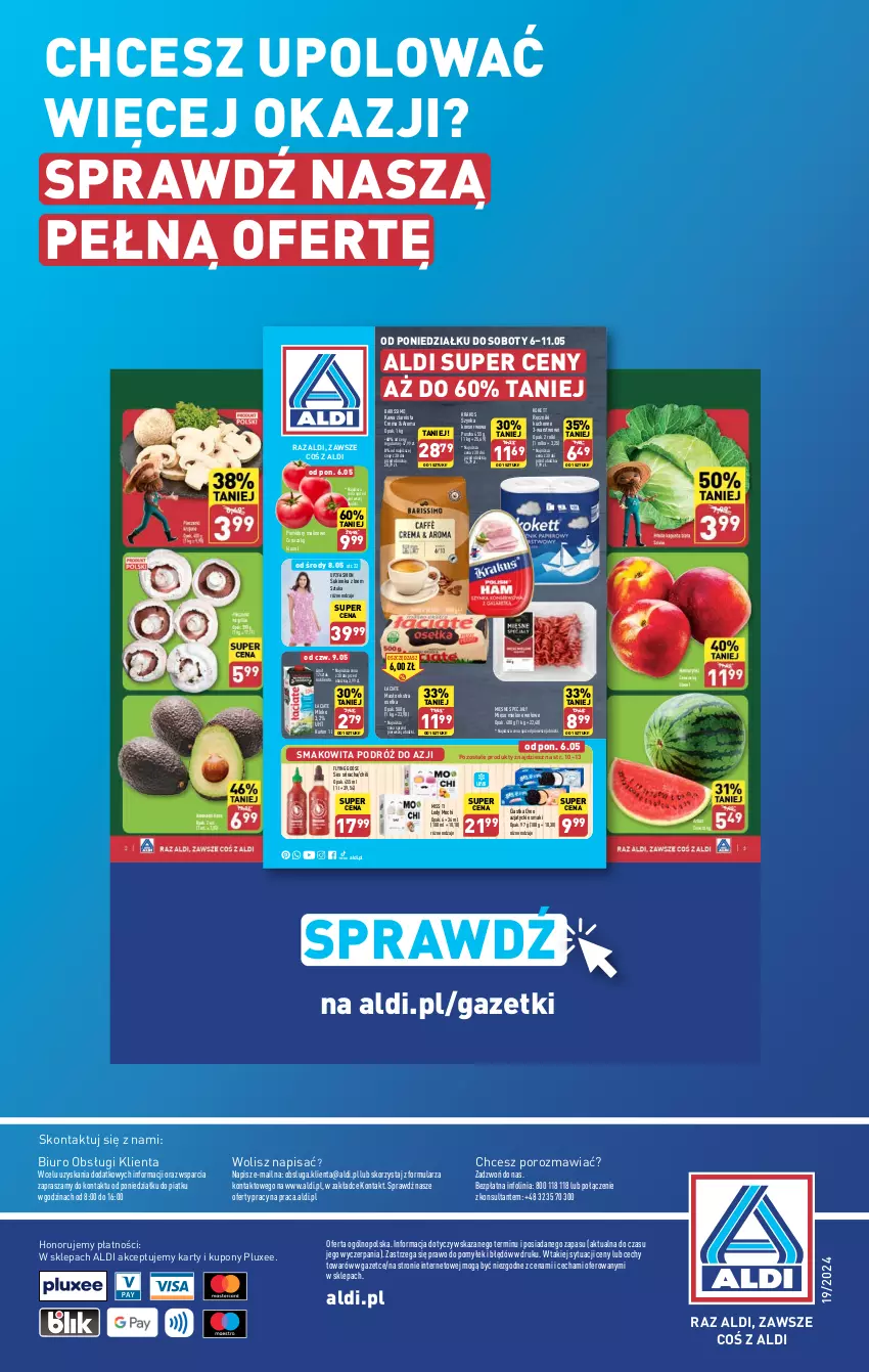 Gazetka promocyjna Aldi - Artykuły przemysłowe i tekstylia - ważna 08.05 do 11.05.2024 - strona 12 - produkty: Biuro, Ciastka, Fa, Kawa, Kawa ziarnista, Krakus, Lody, Masło, Mięsne specjały, Mięso, Mięso mielone, Mleko, O nas, Oreo, Pomidory, Por, Ręcznik, Rolki, Ser, Smakowita, Sos, Sukienka, Szynka, Szynka konserwowa