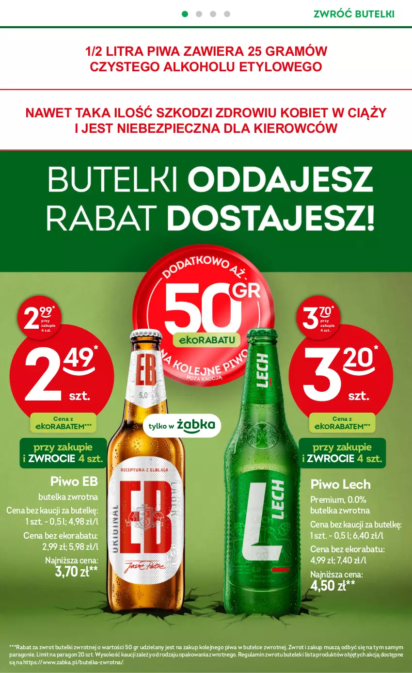 Gazetka promocyjna Żabka - ważna 23.09 do 15.12.2025 - strona 26 - produkty: Gra, Lech Premium, Mus, Olej, Piec, Piwa, Piwo, Sok