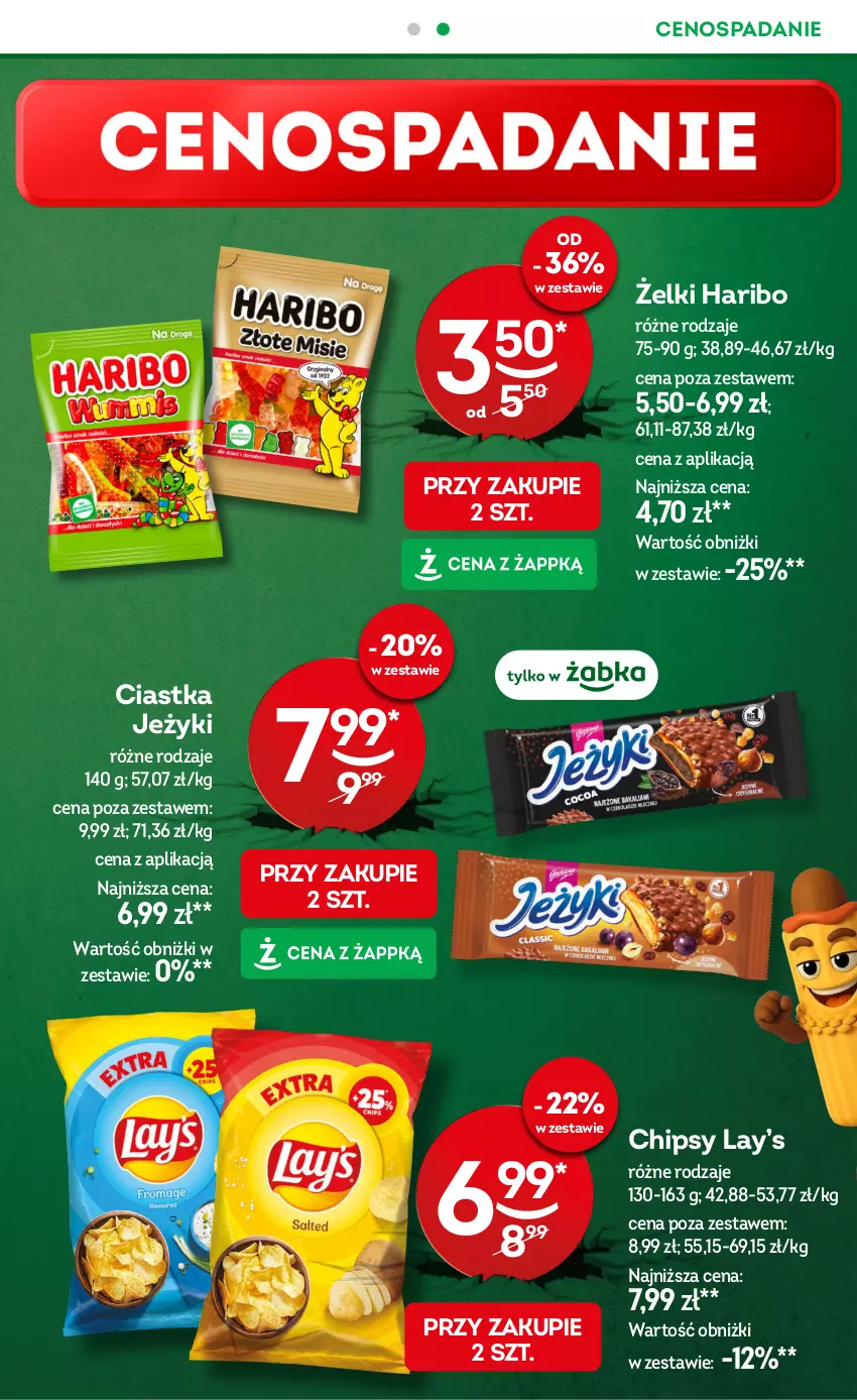 Gazetka promocyjna Żabka - ważna 23.09 do 15.12.2025 - strona 5 - produkty: Cenos, Chipsy, Ciastka, Haribo, Jeżyki, Lay’s