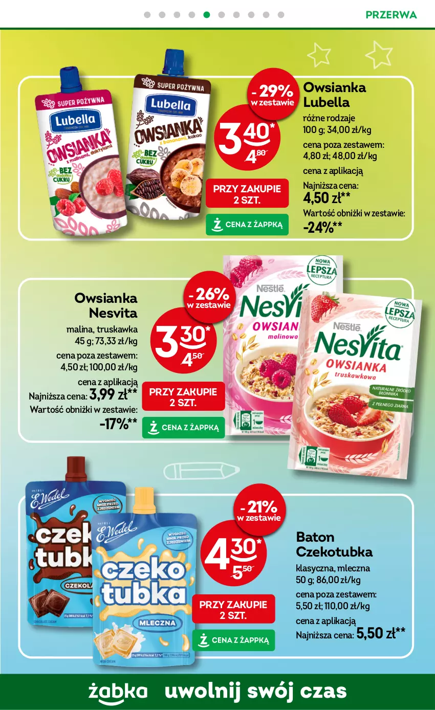 Gazetka promocyjna Żabka - ważna 23.09 do 15.12.2025 - strona 52 - produkty: Baton, Bell, Bella, Lubella, Owsianka
