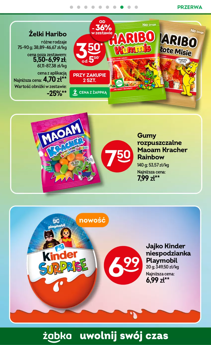 Gazetka promocyjna Żabka - ważna 23.09 do 15.12.2025 - strona 55 - produkty: Haribo, Kinder, Mobil, Playmobil