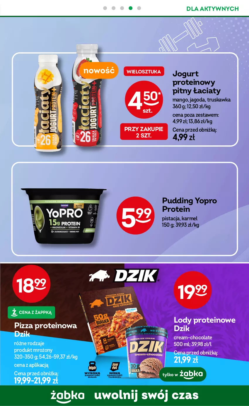 Gazetka promocyjna Żabka - ważna 23.09 do 15.12.2025 - strona 63 - produkty: Jogurt, Lody, Mango, Pizza, Pudding
