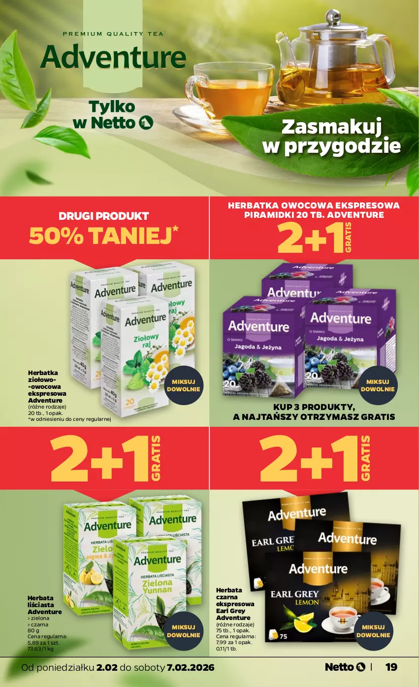Gazetka promocyjna Netto - Od Poniedziałku - ważna 02.02 do 07.02.2026 - strona 19 - produkty: Earl Grey, Gra, Herbata, Herbata czarna