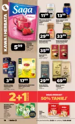 Gazetka promocyjna Netto - Od Poniedziałku - Gazetka - ważna od 07.02 do 07.02.2026 - strona 18 - produkty: Nescafé, Kawa rozpuszczalna, Rum, Gra, Inka, Kawa zbożowa, Kawa ziarnista, Brit, Saga, Dallmayr, Kawa mielona, Kawa, Herbata czarna, Lipton, Jacobs, Herbata, Mięta, Herbapol