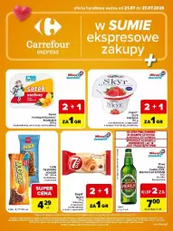Gazetka promocyjna Carrefour - Gazetka Express w SUMIE ekspresowe zakupy - Gazetka - ważna od 27.07 do 27.07.2026 - strona 2 - produkty: Piwa, Piwo, Por, Gra, Rolmlecz, DayZ, Lody, Perła, Rogal, Mars, Kakao, Mango