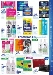 Gazetka promocyjna Super Pharm - Gazetka - Gazetka - ważna od 06.04 do 06.04.2022 - strona 17 - produkty: Nivea Men, Pax, Gra, BIC, Yope, Eveline, Majtki, Pianka do golenia, Tampony, Venus, Szynka, Chusteczki, Tampax, Always, Podpaski, Carefree, Gillette, Maszynka, Płyn do higieny intymnej, Maszynka do golenia, Wkładki, Nivea, Fa