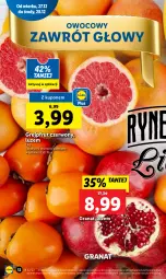 Gazetka promocyjna Lidl - GAZETKA - Gazetka - ważna od 28.12 do 28.12.2022 - strona 12 - produkty: Gra, Granat, Grejpfrut