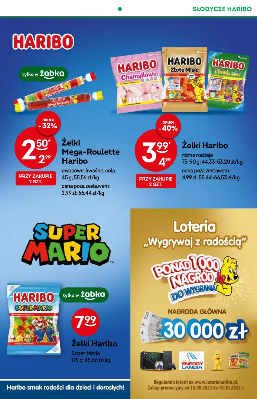 Gazetka promocyjna Żabka - ważna 31.08 do 06.09.2022 - strona 42 - produkty: Haribo