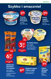 Gazetka promocyjna Żabka - Gazetka - ważna od 06.09 do 06.09.2022 - strona 48 - produkty: Serek wiejski, Ser, Twaróg, Nesquik, Président, Pastella, Twaróg delikatny, Tarczyński, Serek, Lipton, Kabanos, Herbata, Kakao, Almette, Nestlé, Lisner