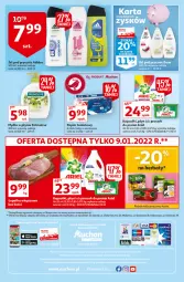 Gazetka promocyjna Auchan - Małe Ceny Supermarkety - Gazetka - ważna od 12.01 do 12.01.2022 - strona 8 - produkty: Mydło w płynie, Palmolive, Papier, Proszek do prania, Papier toaletowy, Dove, Mydło, Ariel