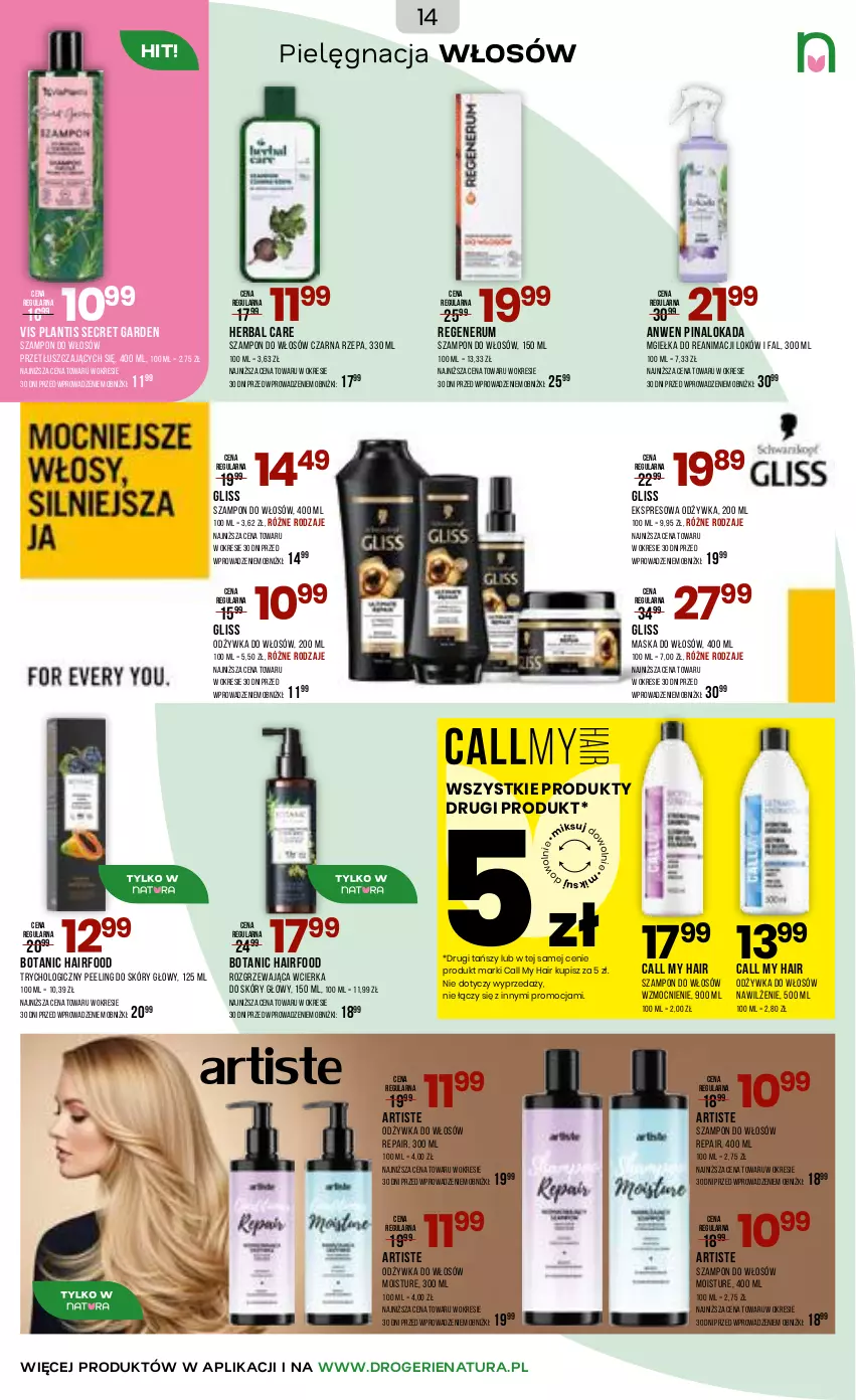 Gazetka promocyjna Drogerie Natura - Gazetka Drogerie Natura - ważna 18.05 do 02.06.2026 - strona 14 - produkty: Fa, Maska, Maska do włosów, Odżywka, Peeling, Pielęgnacja włosów, Rum, Szampon