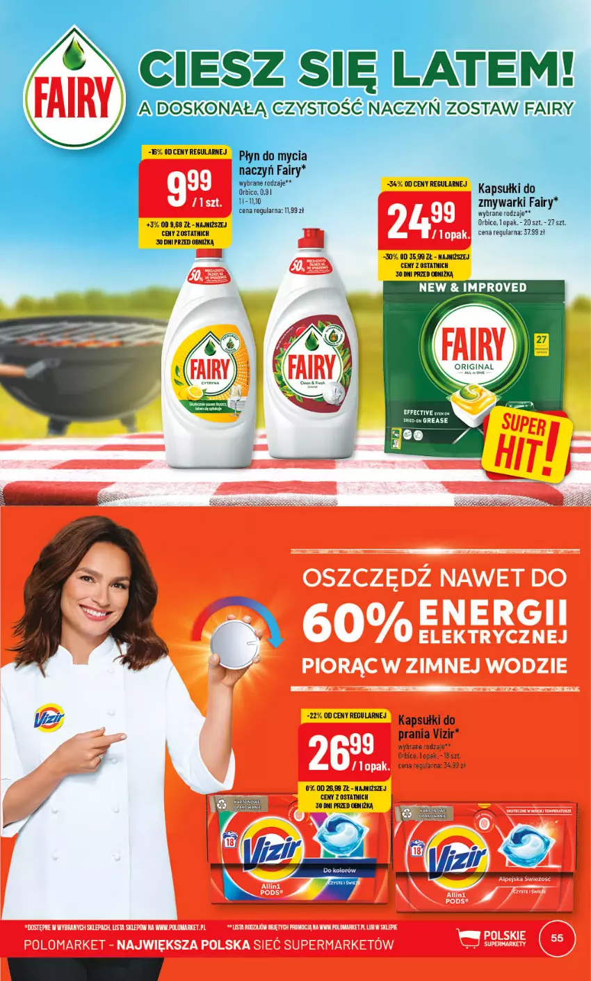 Gazetka promocyjna PoloMarket - Gazetka pomocyjna - ważna 14.06 do 20.06.2023 - strona 55 - produkty: BIC, Fa, Fairy, Vizir